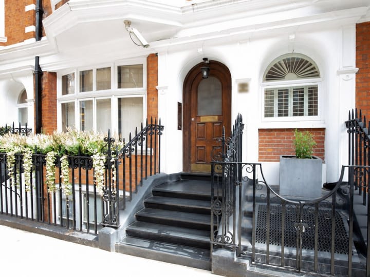 Вход в дом — центр Лондона
